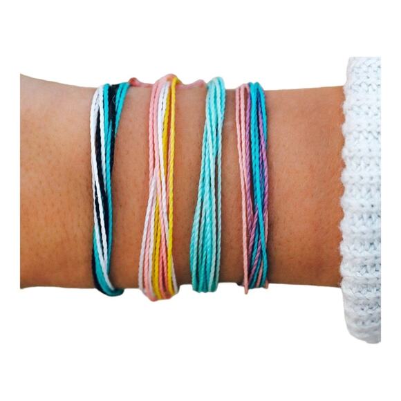 Two Pure Vida NWT Brighter Days And Ocean Sunrise Handmade Waterproof Bracelets - Picture 9 of 9